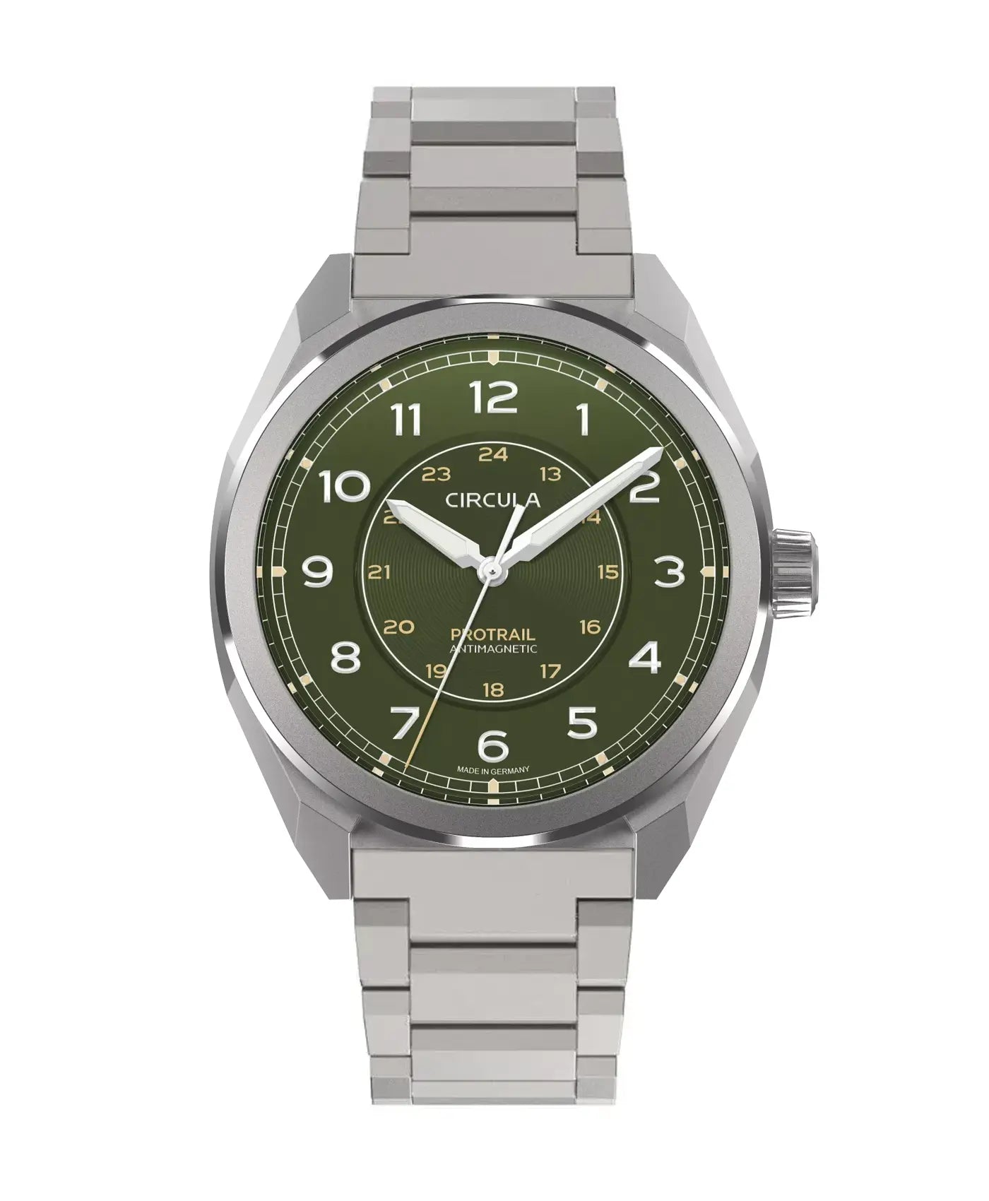 Circula ProTrail Green - steel bracelet
