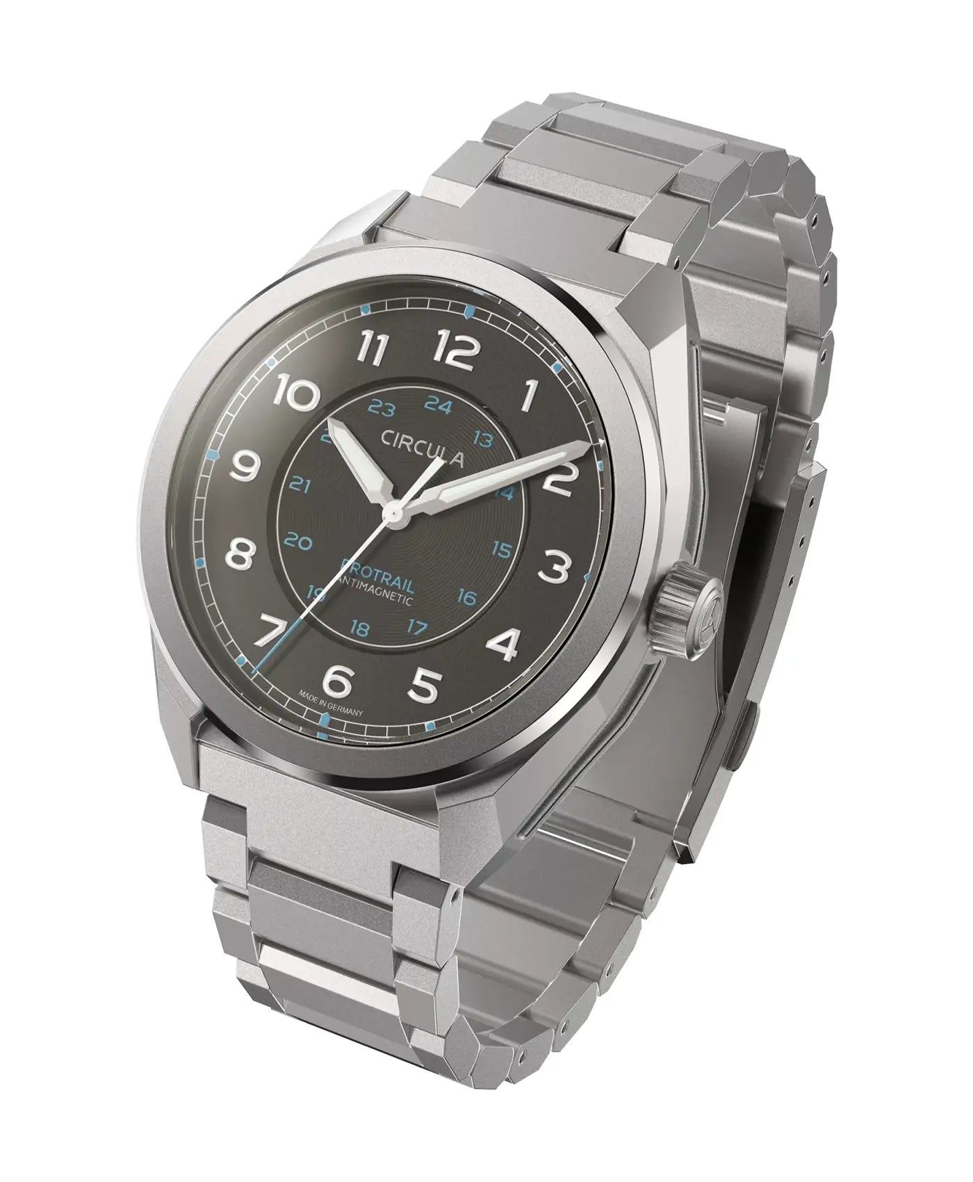Circula ProTrail Grey - steel bracelet - full