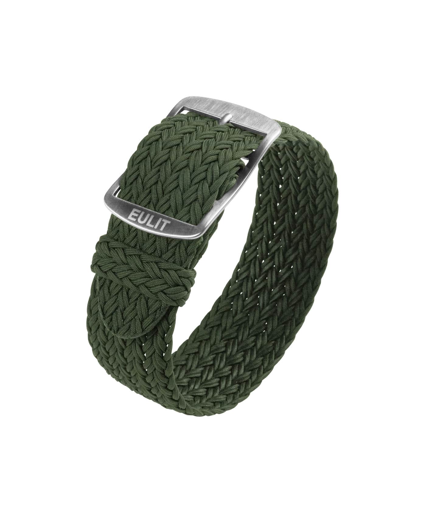 Eulit Perlon Watch Strap_Olive Green
