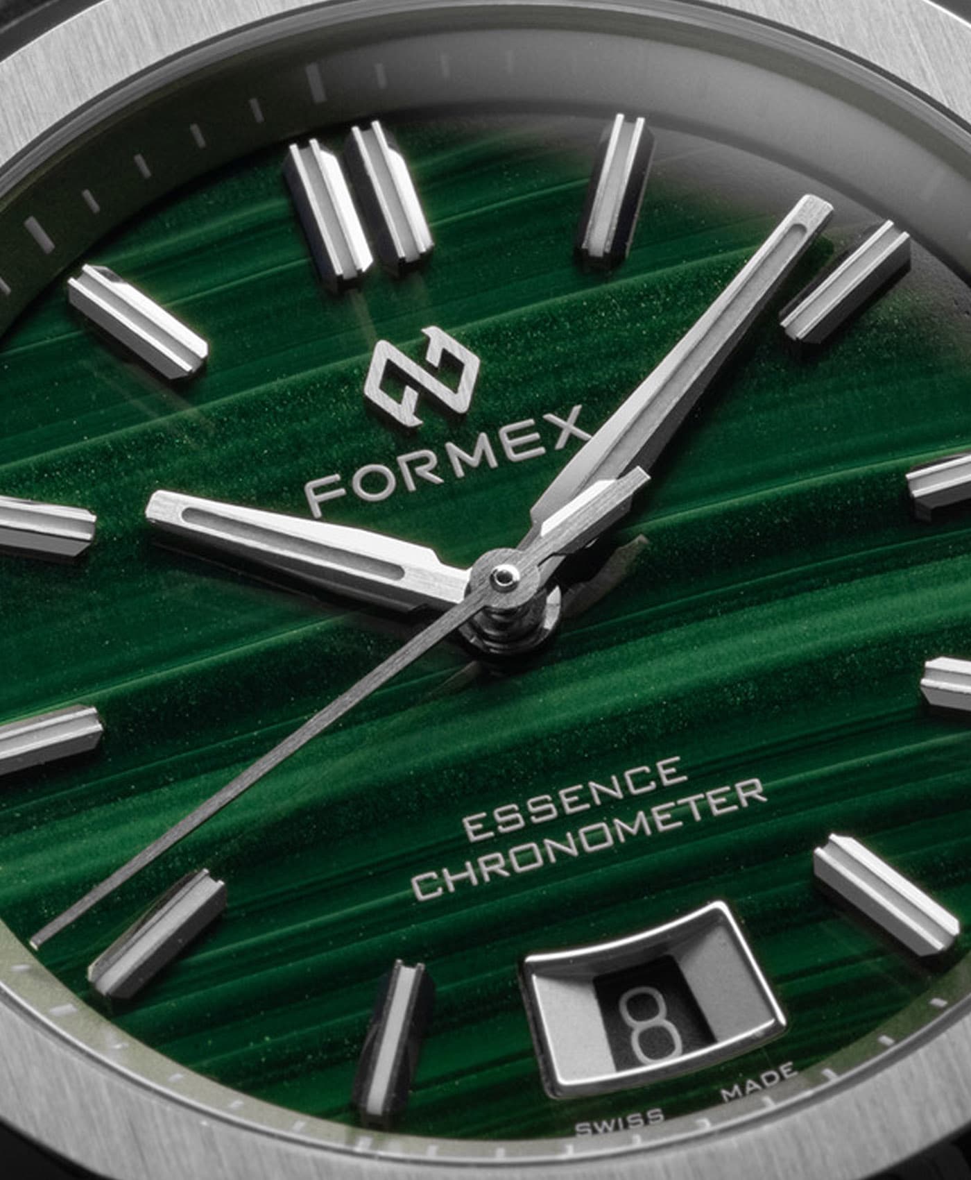 Formex - Essence ThirtyNine (39mm) Automatic Chronometer - MALACHITE-dial-min