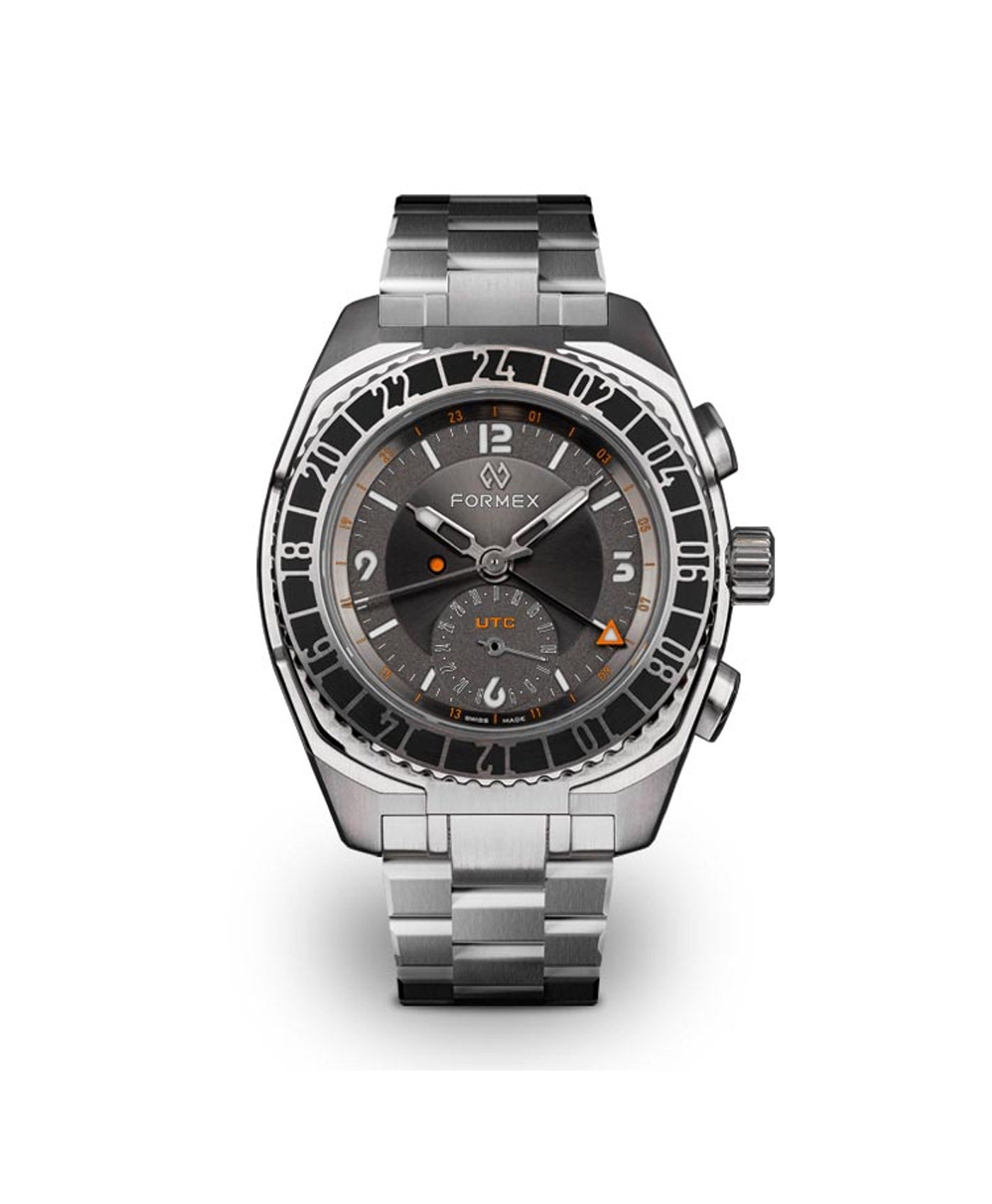 Formex-Stratos-UTC-Automatic UTC True Pilot Grey