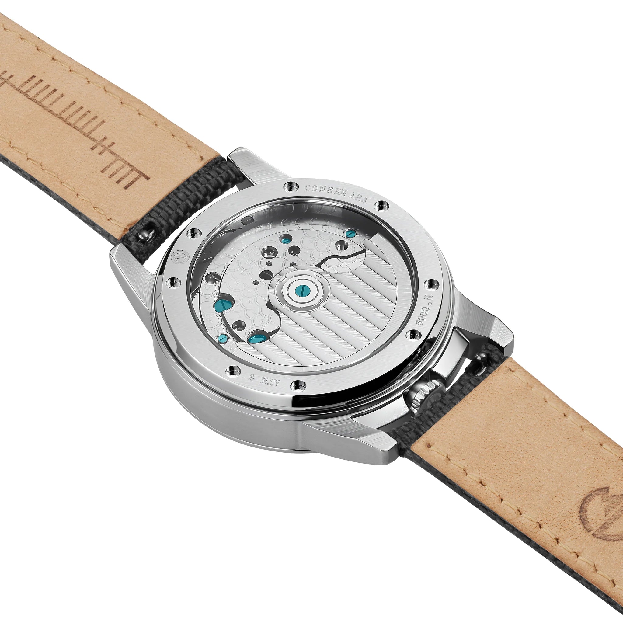 MD Watches Studio - Connemara - Dark Rose - Plumbago Grey Sailcloth
