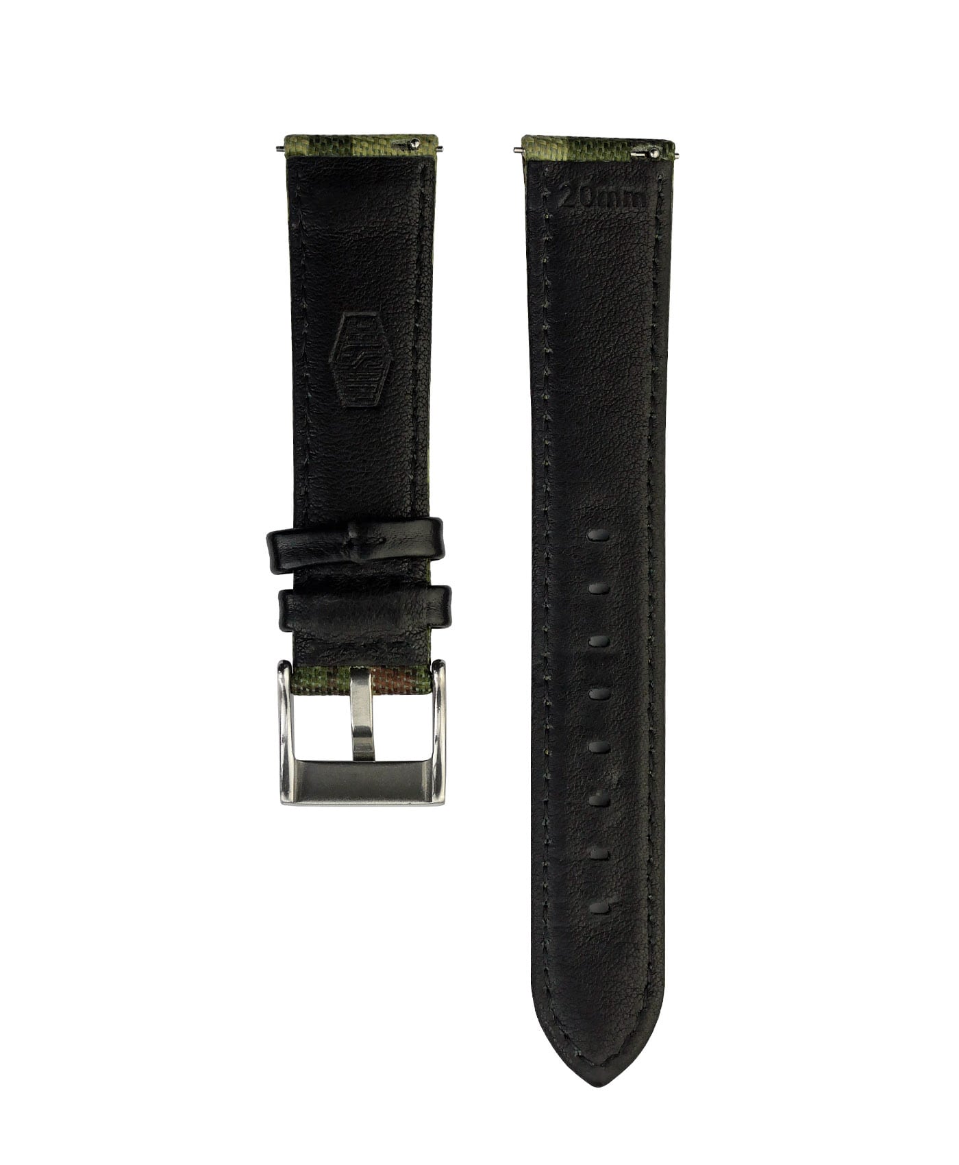 Jelsdal - Sailcloth Watch Strap - Camo - back-min