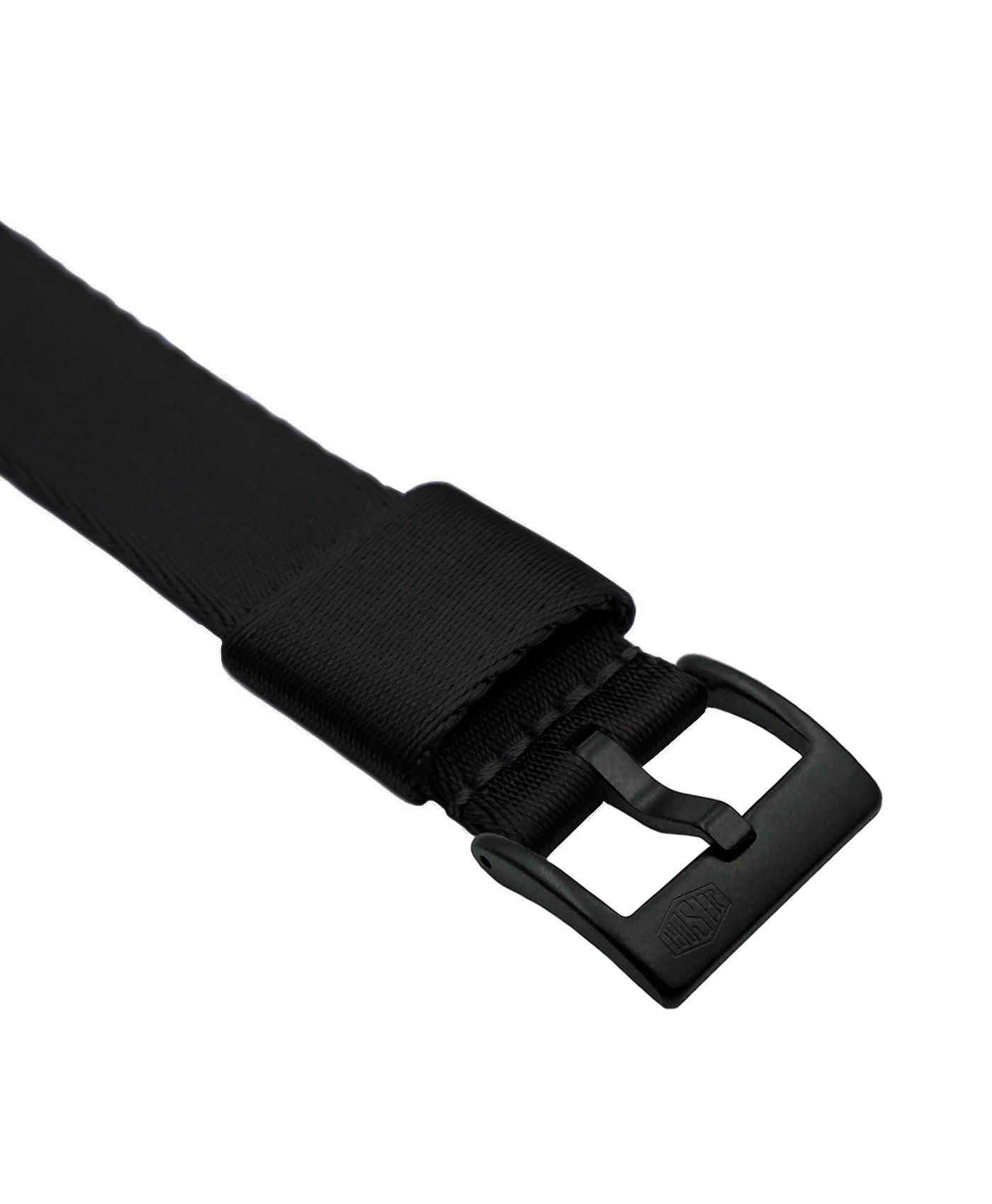 Jelsdal - Vintage Military Single Pass Nato Strap -Black-Black pvd buckle