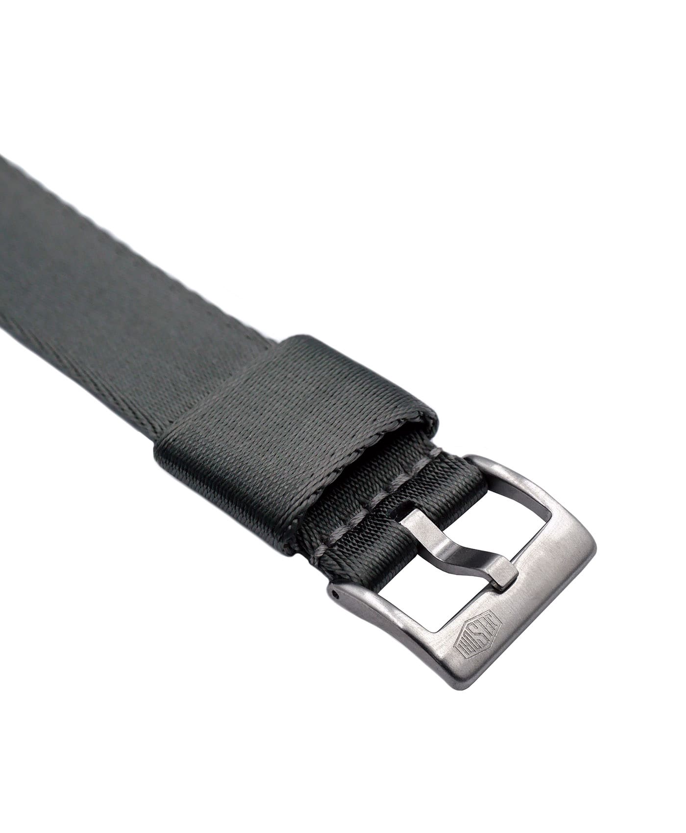 Jelsdal - Vintage Military Single Pass Nato Strap -Grey-side-min