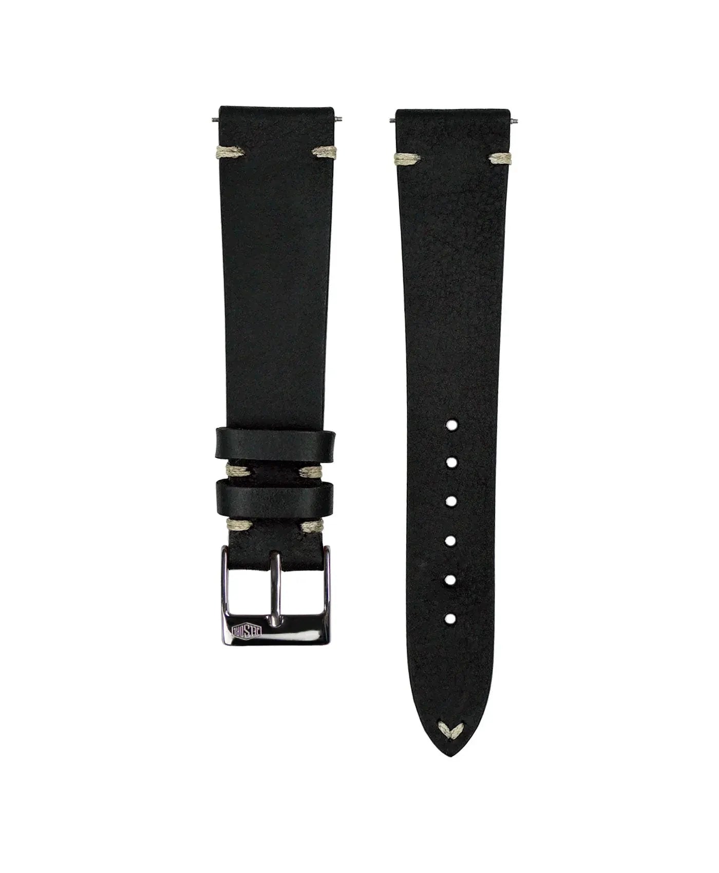 Jelsdal - Vintage Leather Watch Strap - Black