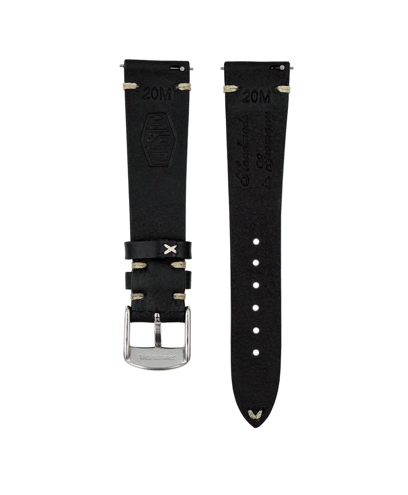 Jelsdal_Vintage-Watch Strap-Black-back-min