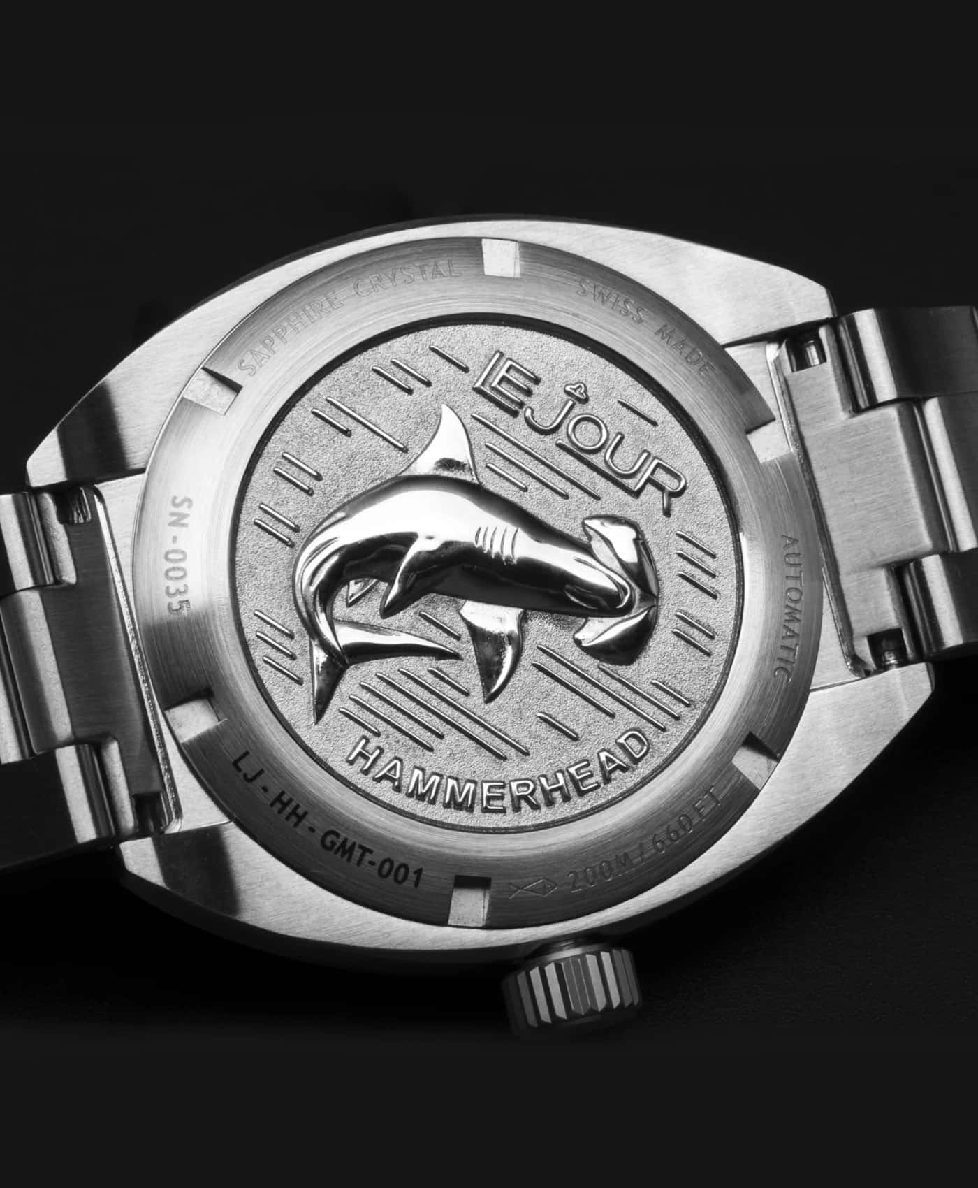 LJ-HH-GMT Le Jour Hammerhead GMT case back