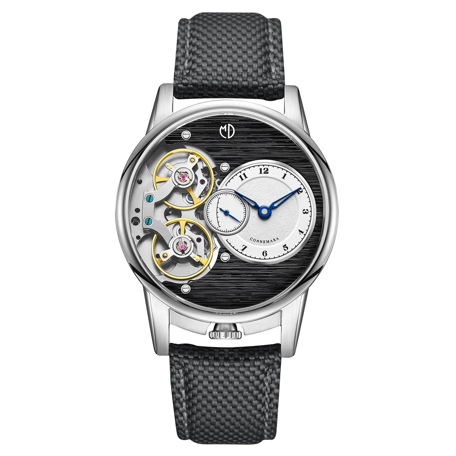 MD Watches Studio - Connemara - Ink Linen - Plumbago Grey Sailcloth