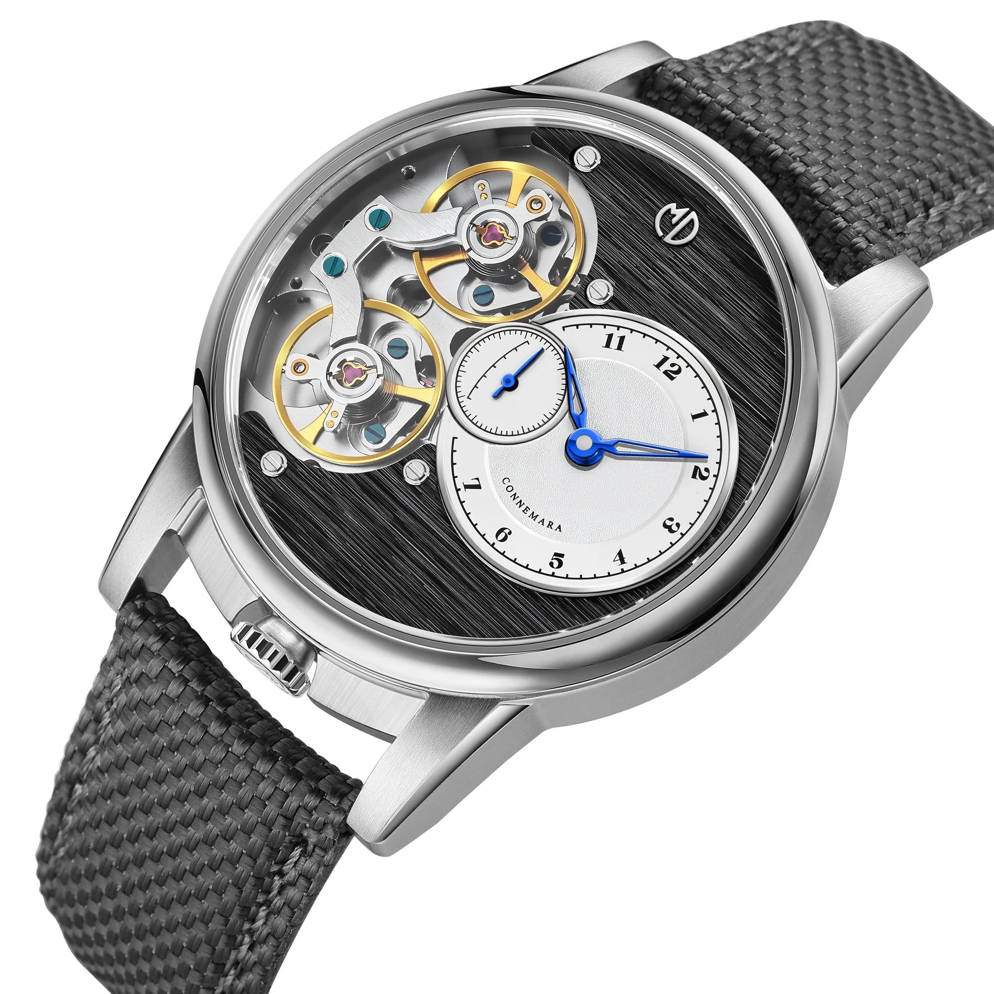 MD Watches Studio - Connemara - Ink Linen - Plumbago Grey Sailcloth