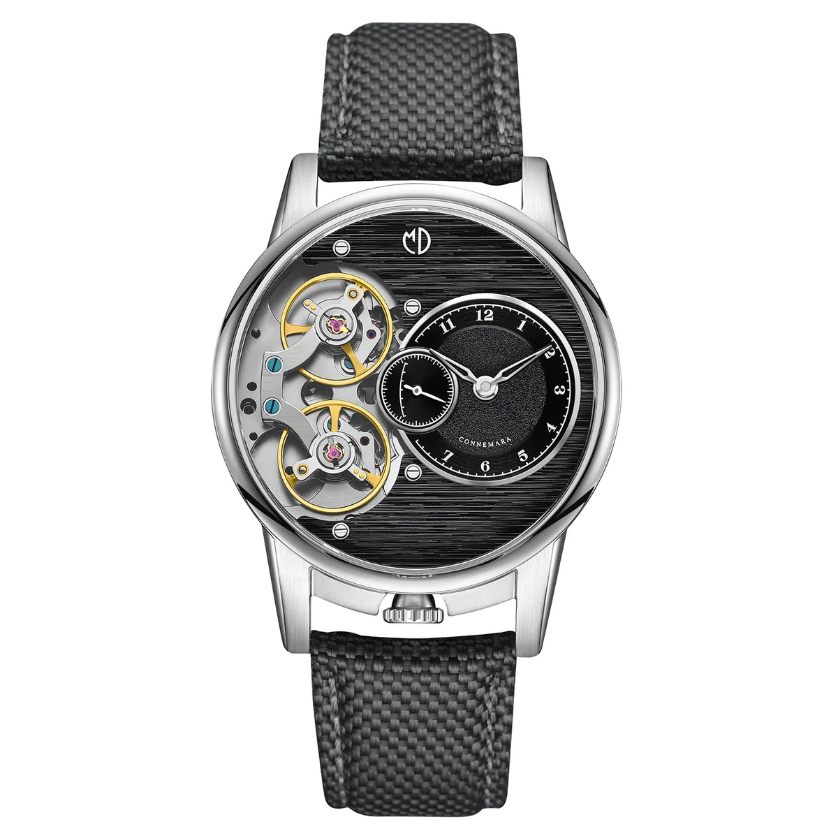 MD Watches Studio - Connemara - Night Stone - Plumbago Grey Sailcloth