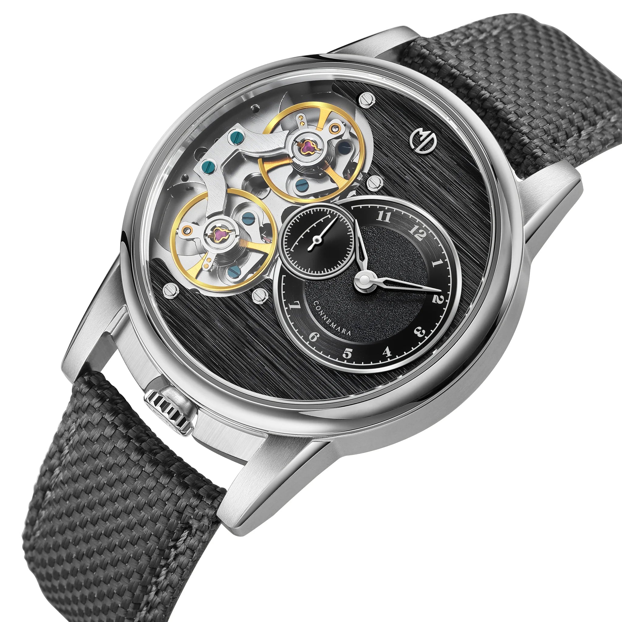 MD Watches Studio - Connemara - Night Stone - Plumbago Grey Sailcloth