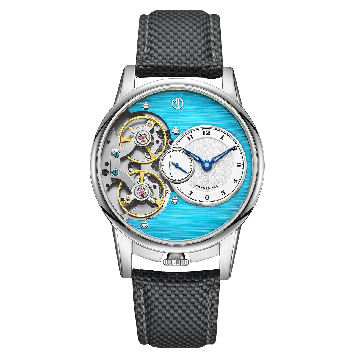 MD Watches Studio - Connemara - Sky Frost - Plumbago Grey Sailcloth