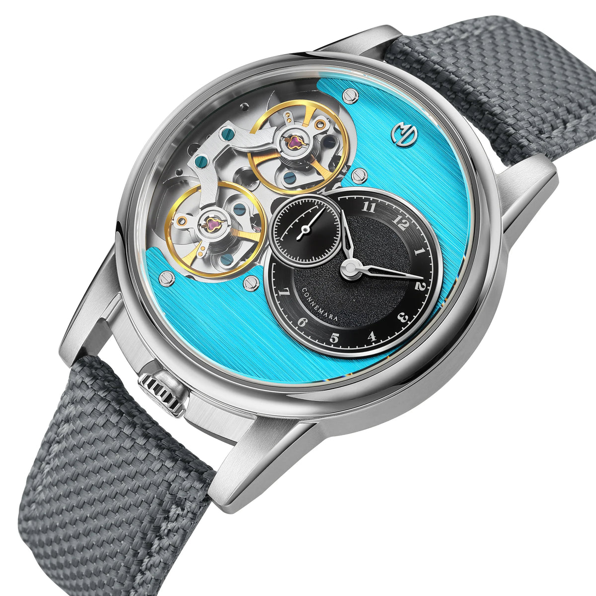 MD Watches Studio - Connemara - Sky Stone - Plumbago Grey Sailcloth