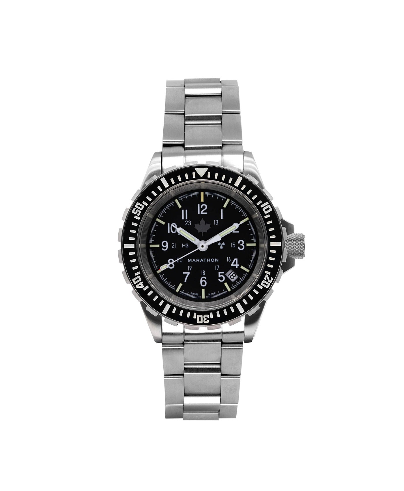 Marathon - 41mm Grey Maple Large Diver's Automatic (GSAR) With Stainle
