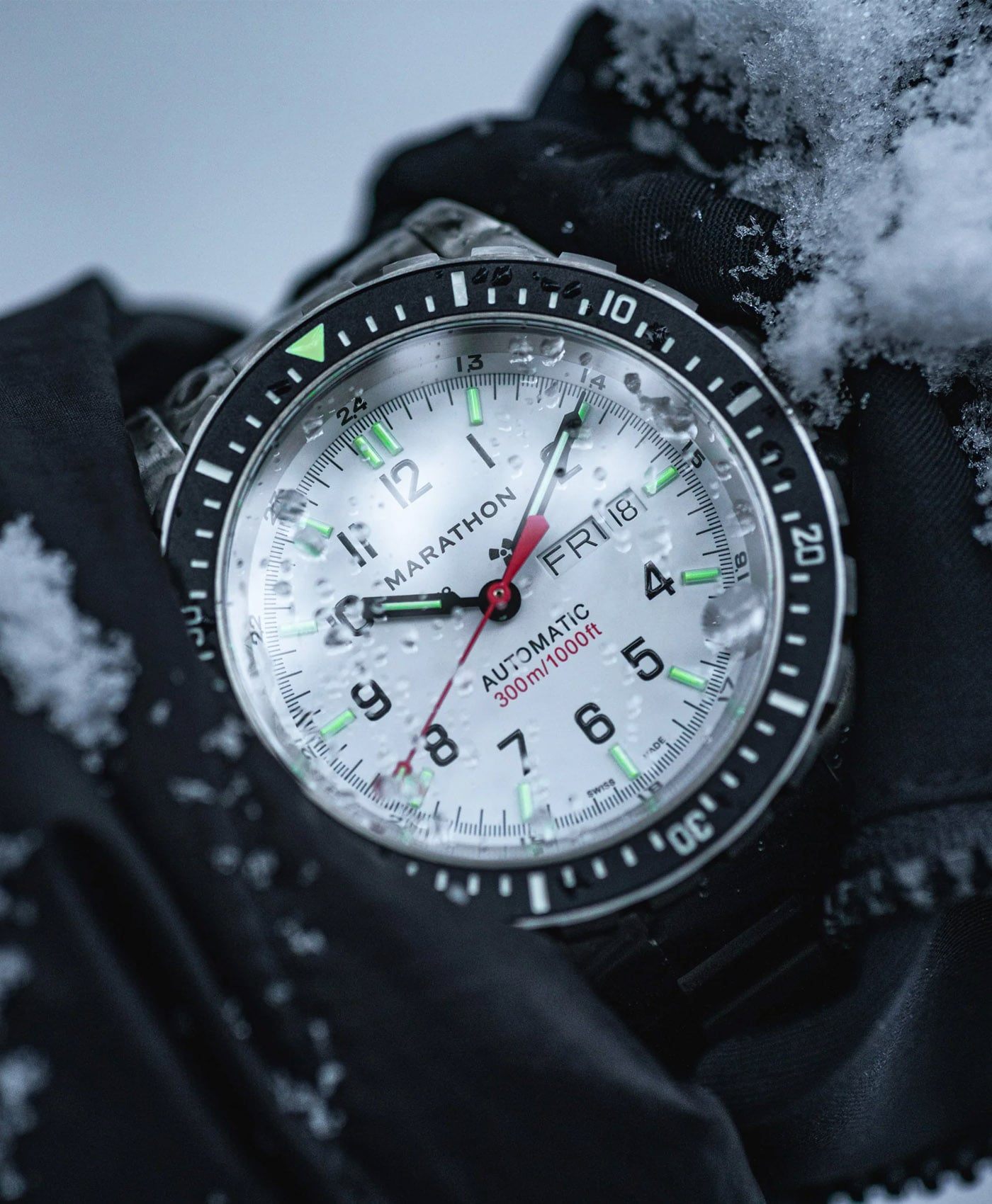 Marathon - 46mm Arctic Edition Jumbo Day/Date Automatic (JDD) With Sta