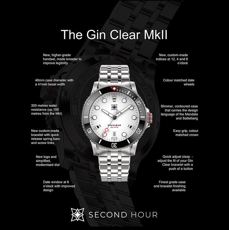 Second Hour - The Gin Clear MkII - Specifications