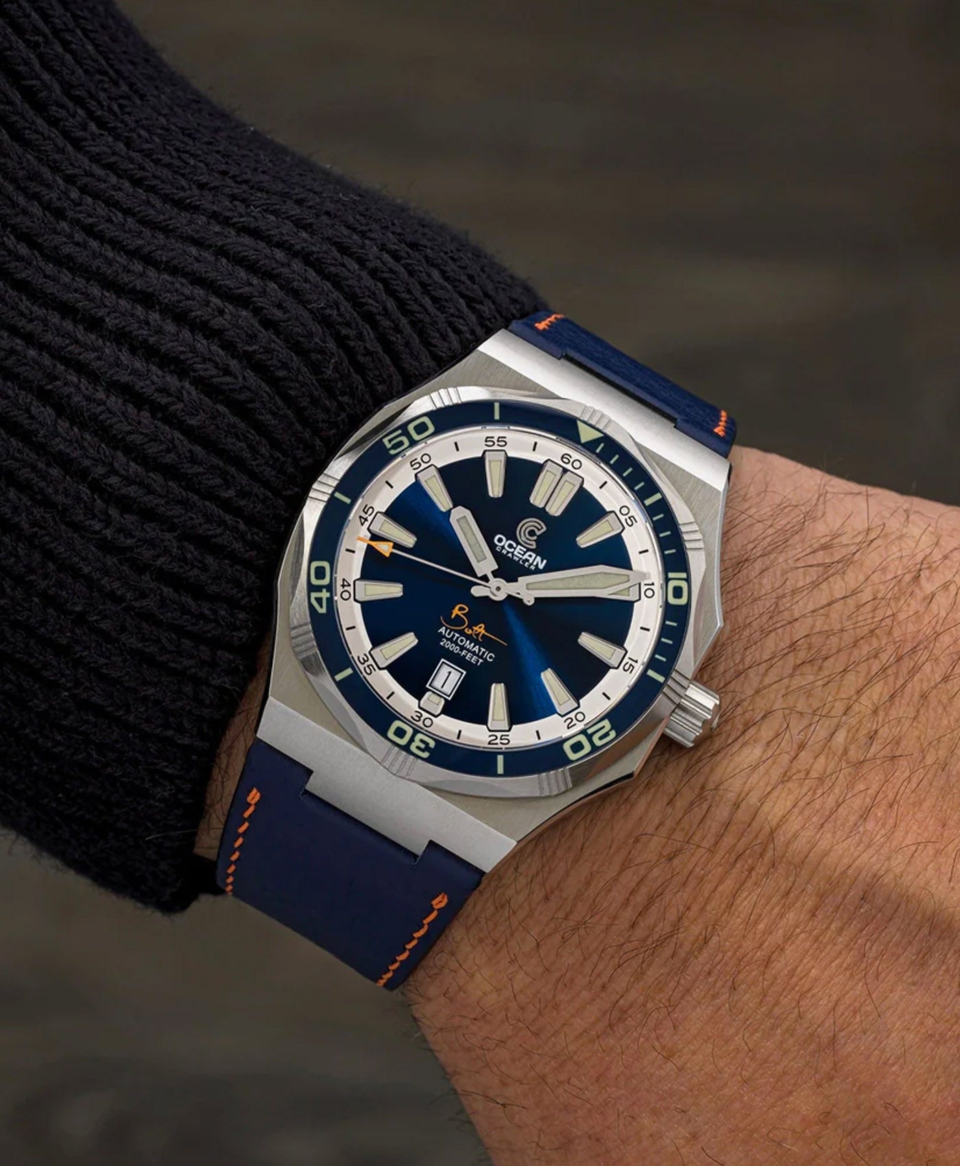 Ocean Crawler Bolt - blue - wrist shot 2