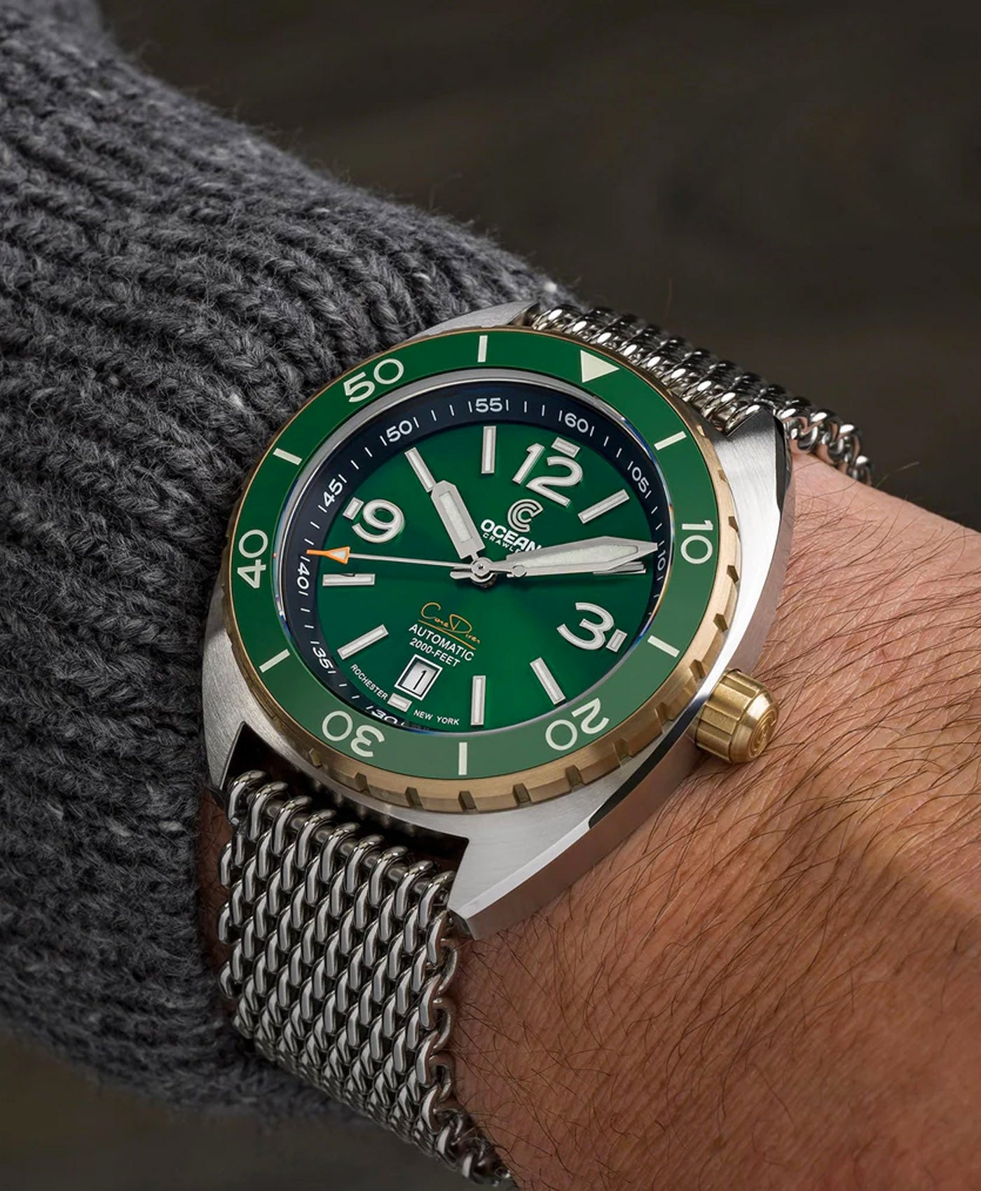 Ocean Crawler - Collector's Bronze - Green