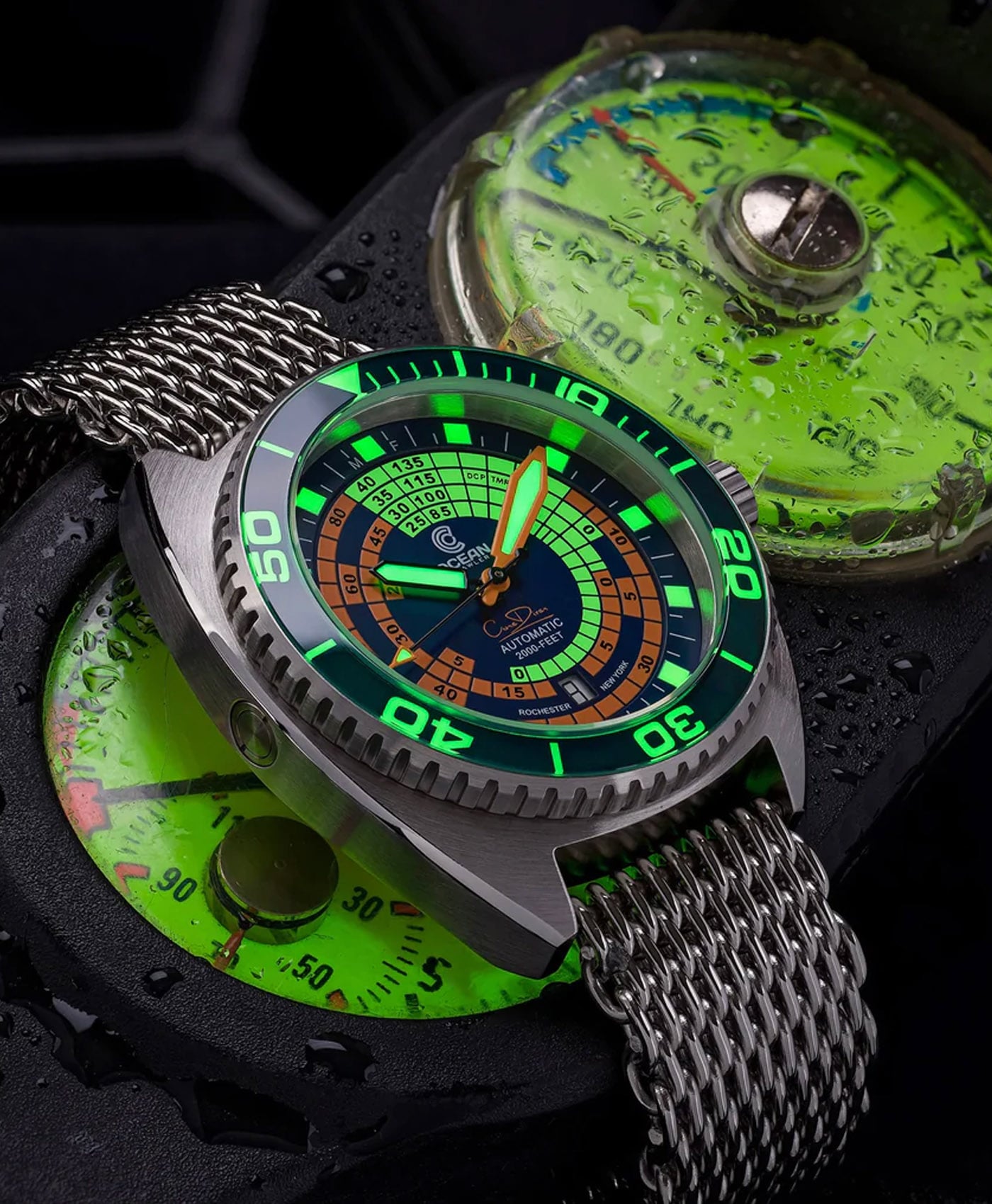 Ocean Crawler - Decompression Timer - Blue
