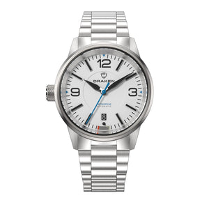 Draken - Peregrine - Version A - White - Steel Bracelet