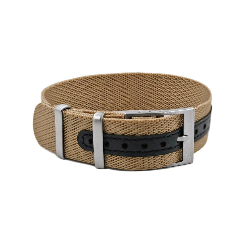 Premium Adjustable Single-Pass Nylon Strap – Khaki | WB Original