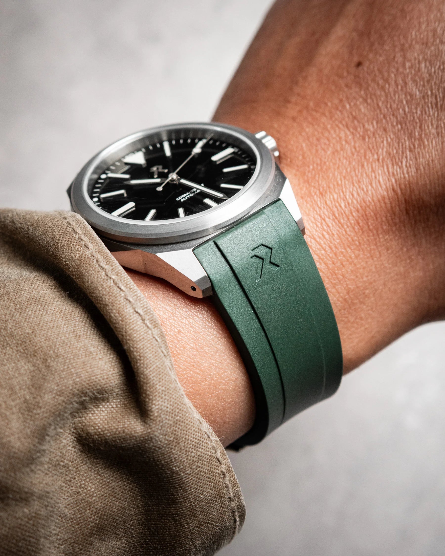 RZE - HexaFlex 2.0 Rubber Strap - Forrest Green