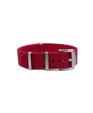 Ribbed Nylon Strap - Deep Pink | WB Original