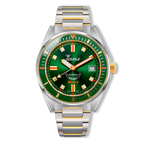 Squale - Matic S - Green Two Tone - Steel Bracelet - MATICGGRGR.SSBI