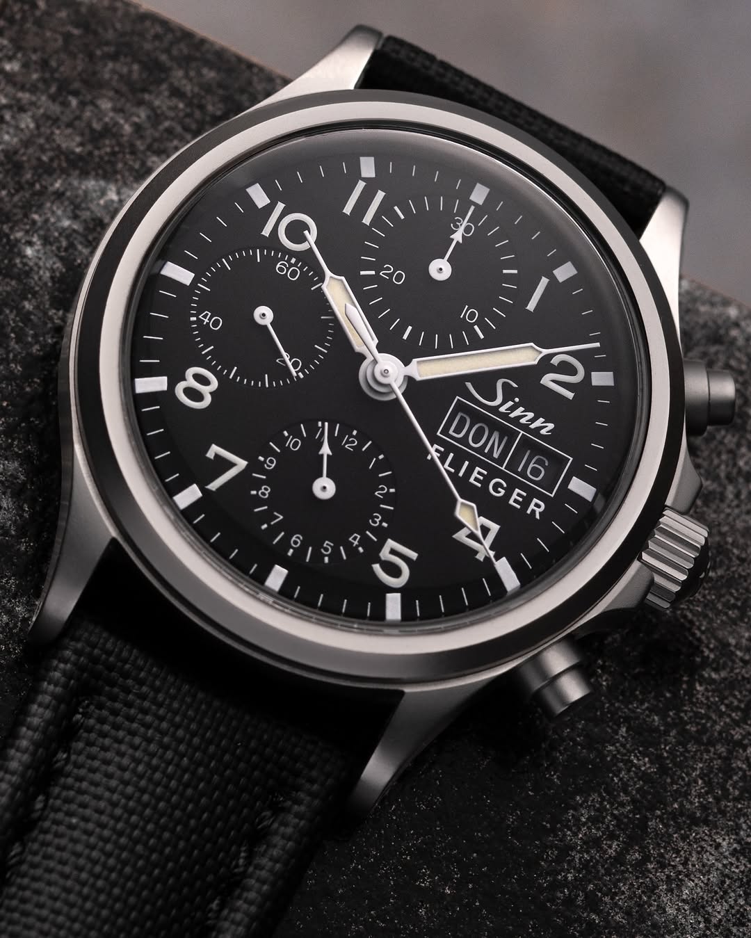 Jelsdal - Skagerak Sailcloth Watch Strap - Black