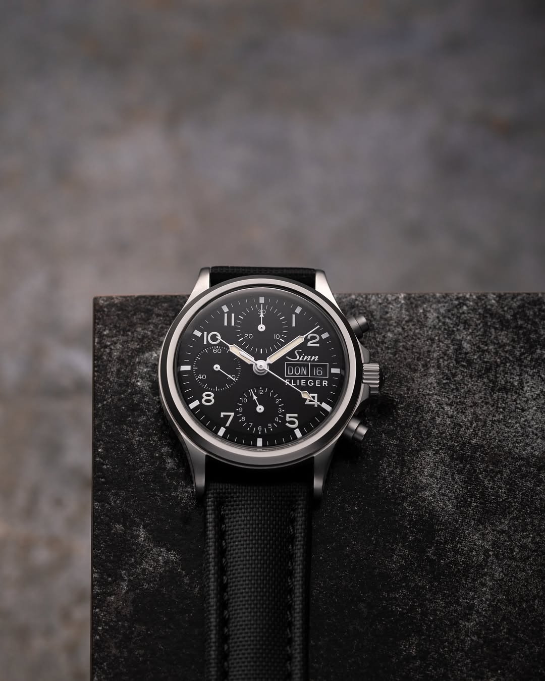 Jelsdal - Skagerak Sailcloth Watch Strap - Black