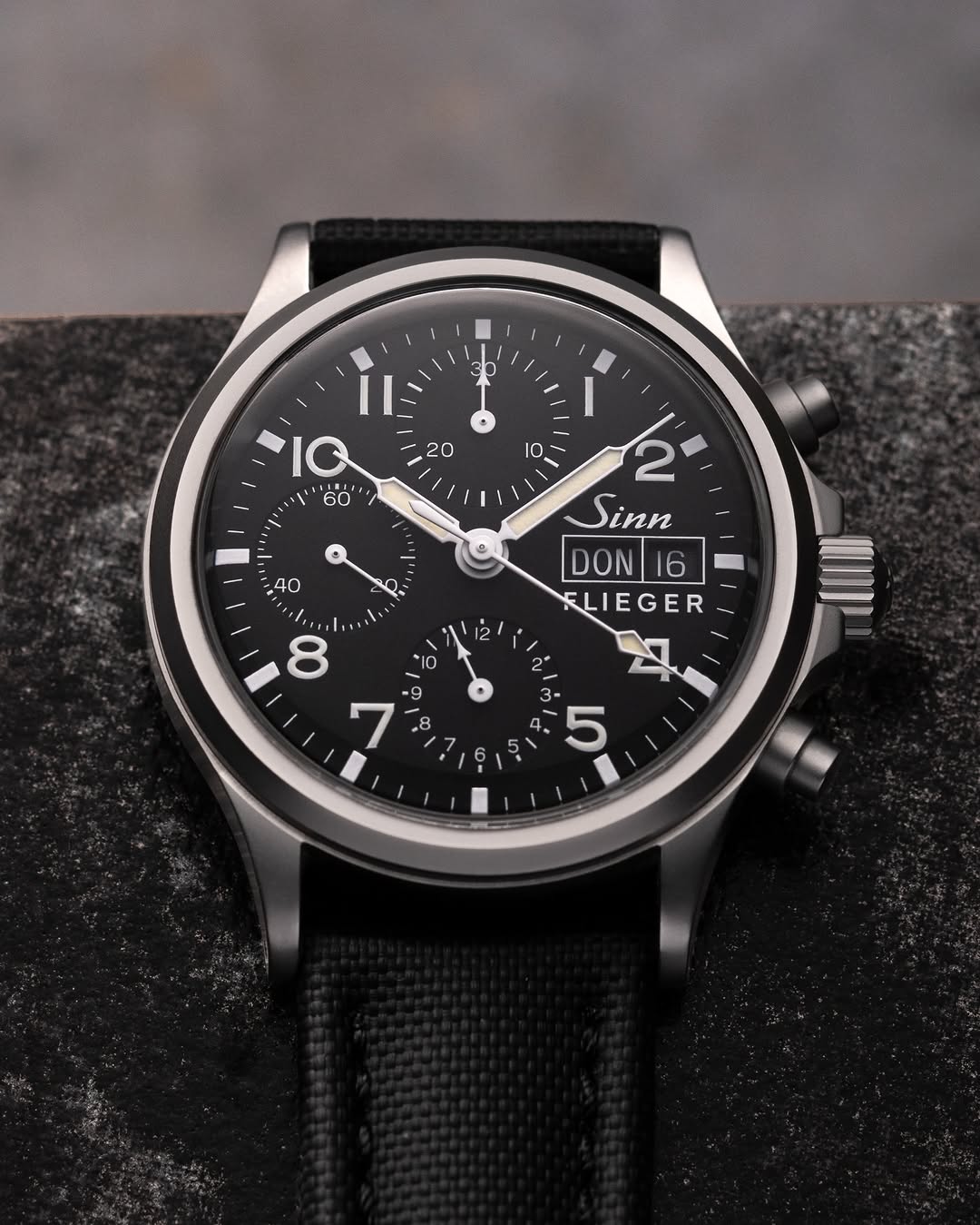 Jelsdal - Skagerak Sailcloth Watch Strap - Black