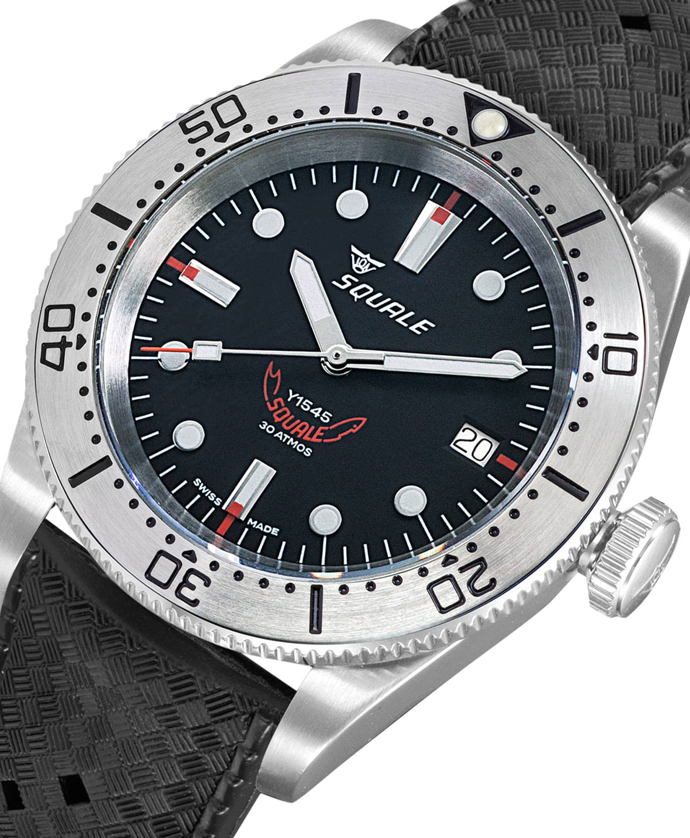 Squale - 1545 Series - 1545SSBK.HT-close up-min
