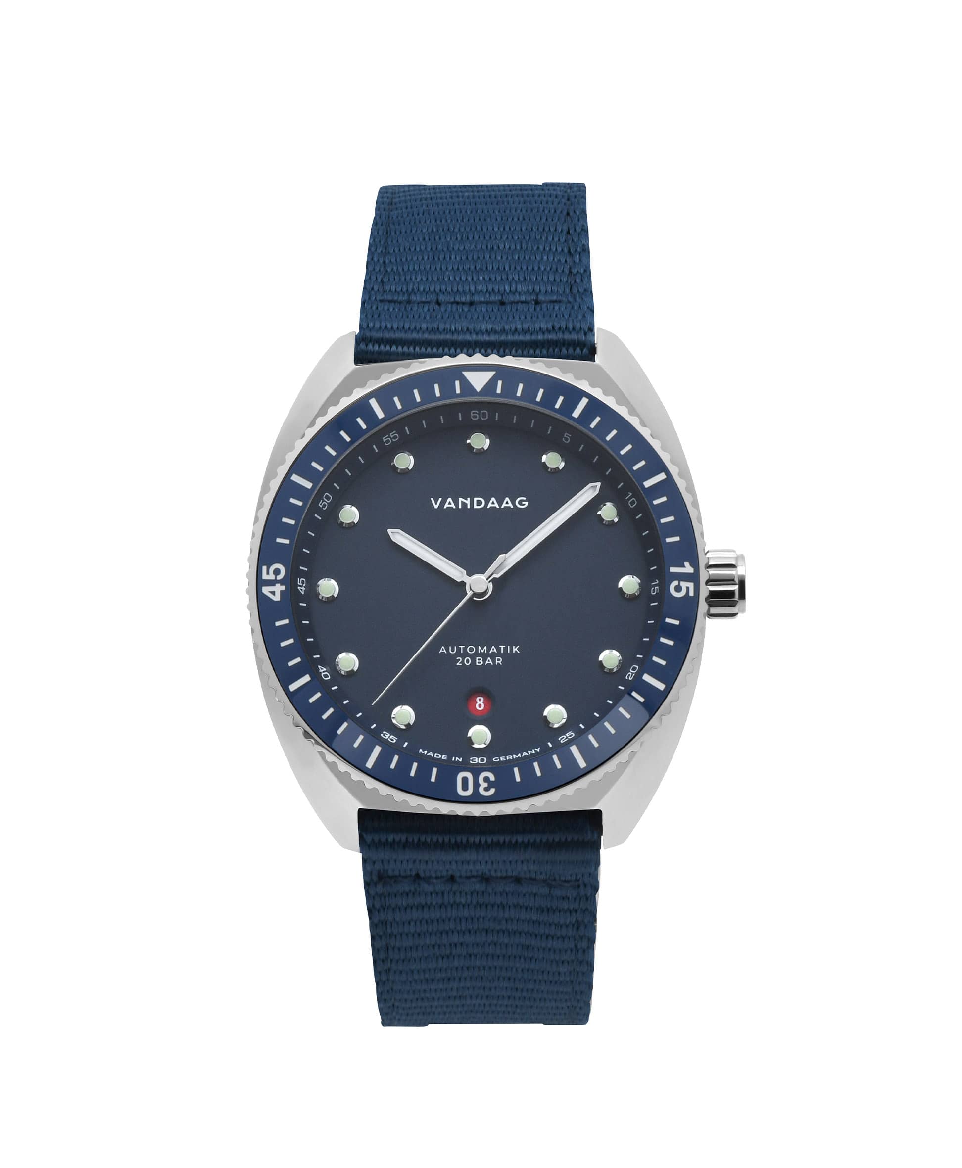 Vandaag Tiefsee Automatic Blue nylon strap