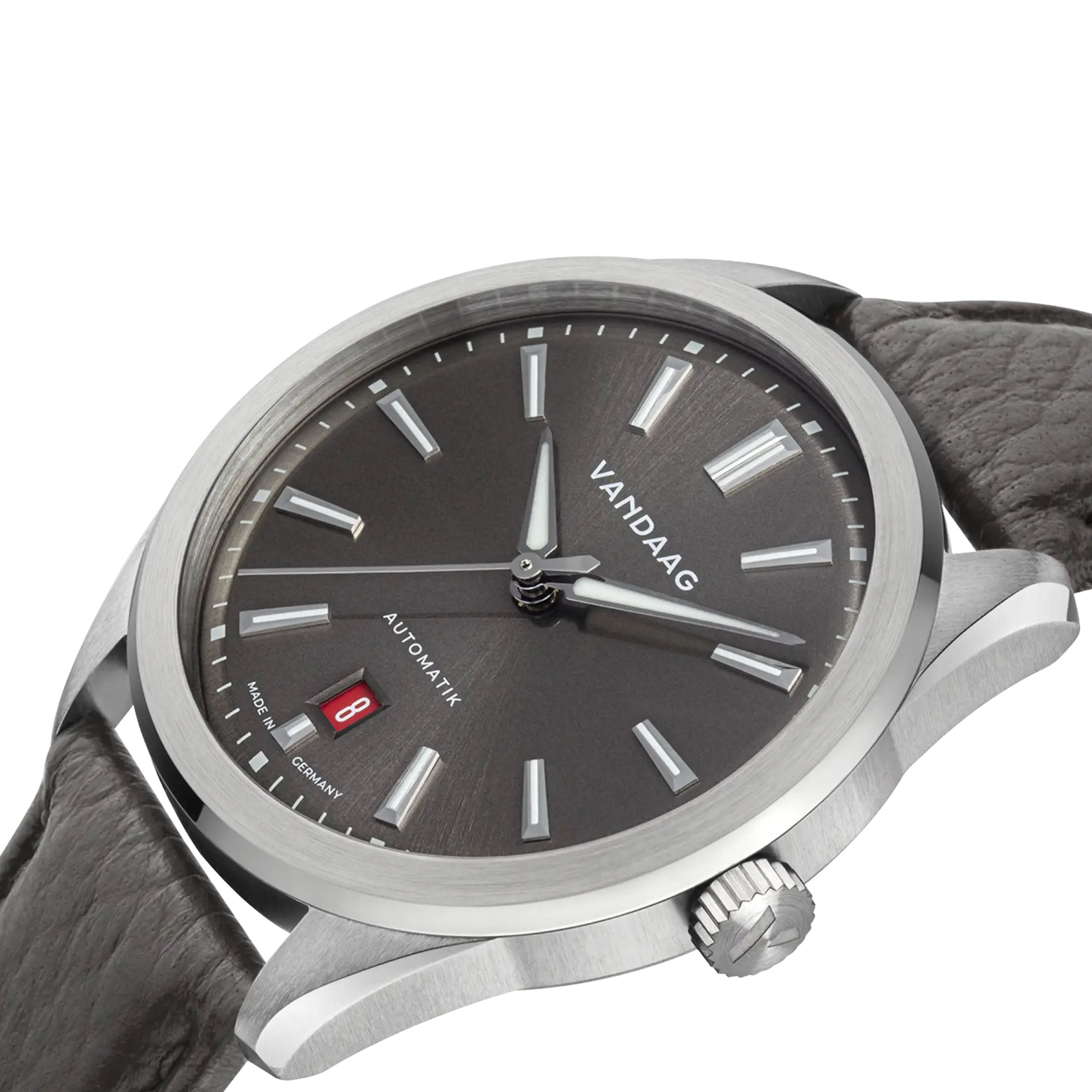 Vandaag - Baas - Balance - Leather Bracelet - Red Date - close up