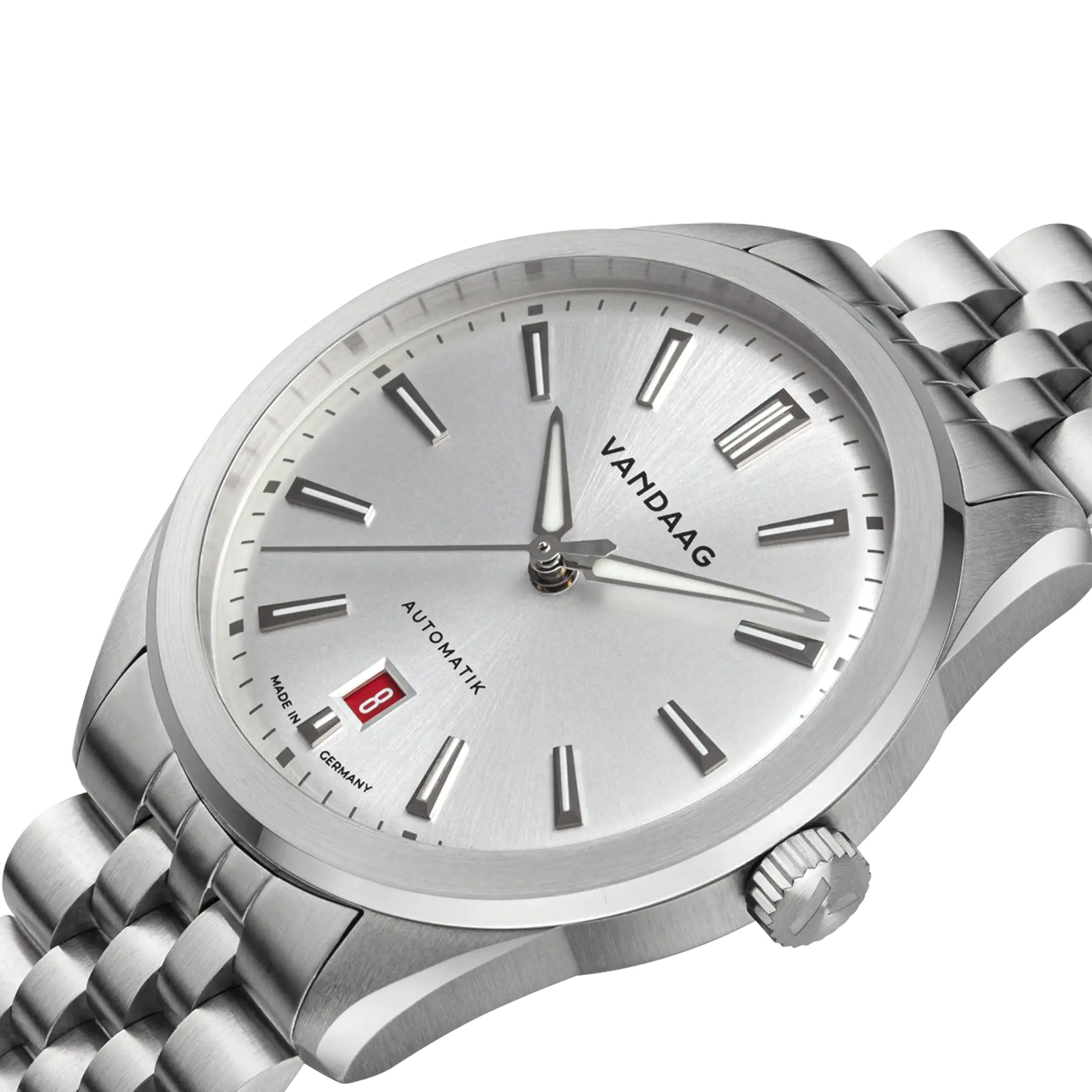 Vandaag - Baas - Eleganz - Steel Bracelet - Red Date - close up