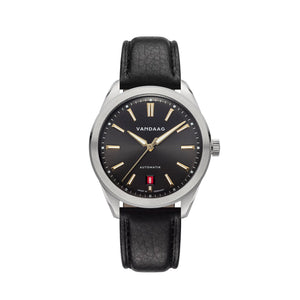 Vandaag - Baas - Gold-Kraft - Leather Bracelet - Red Date