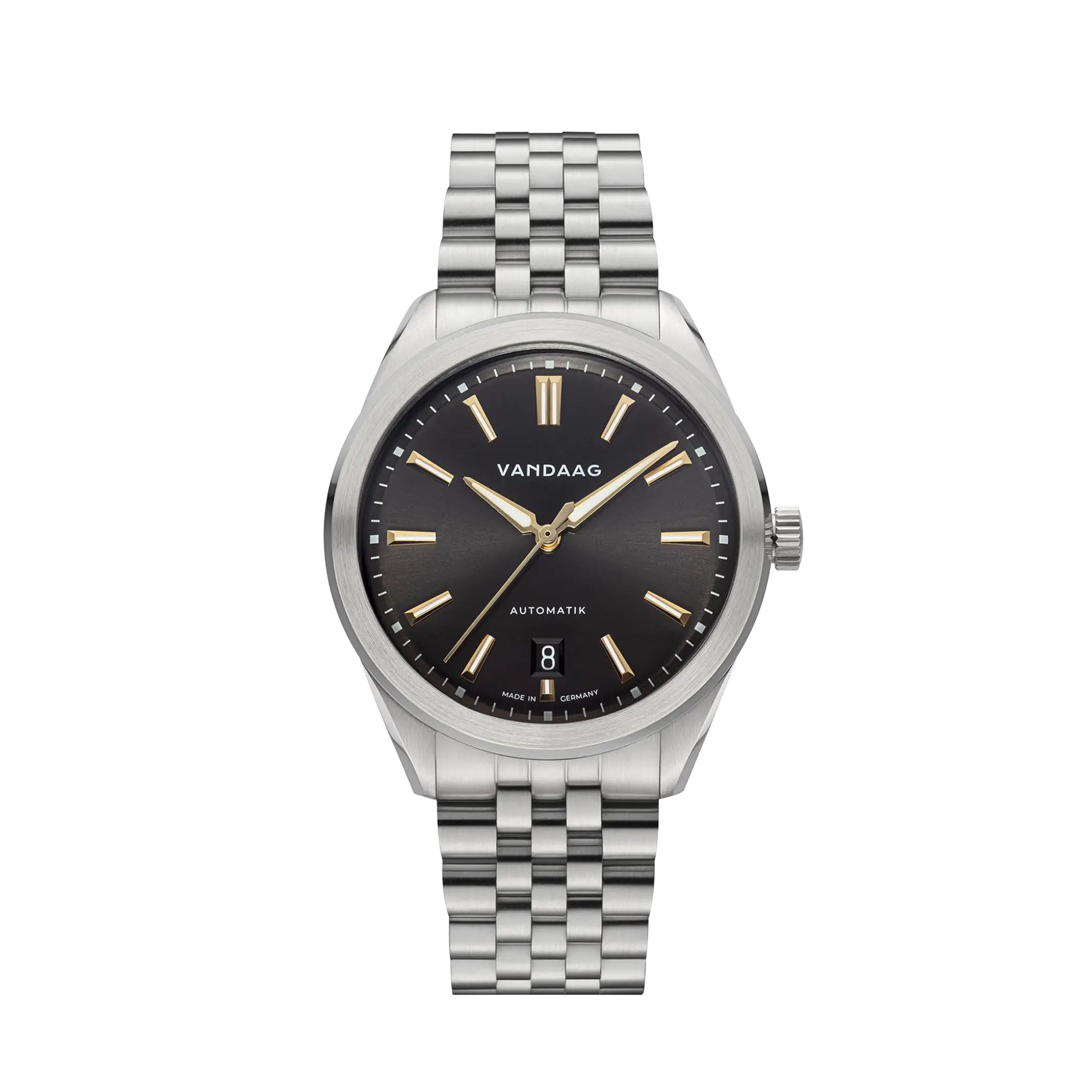 Vandaag - Baas - Gold-Kraft - Steel Bracelet - Black Date