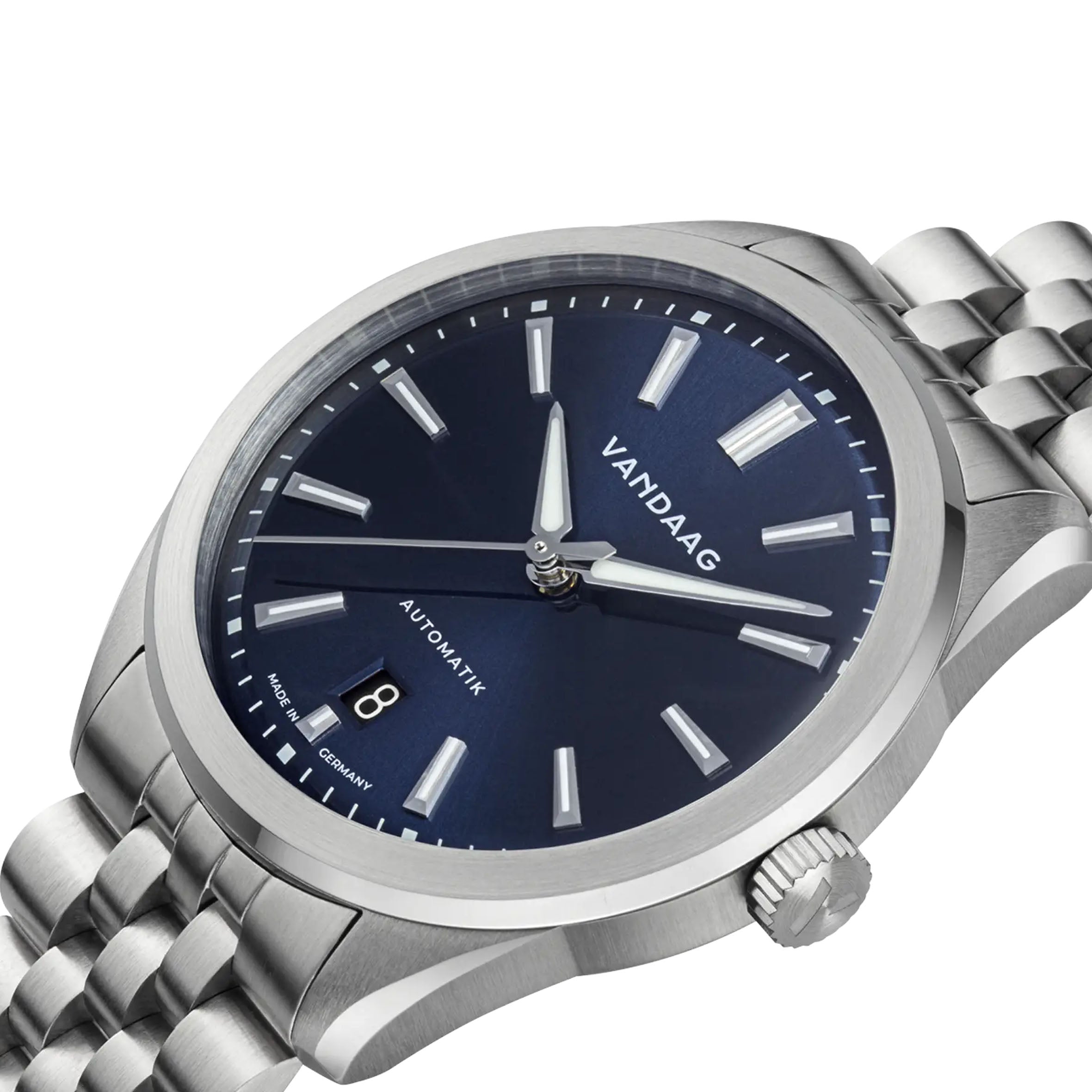 Vandaag - Baas - Ruhe - Steel Bracelet - Blue Date - close up