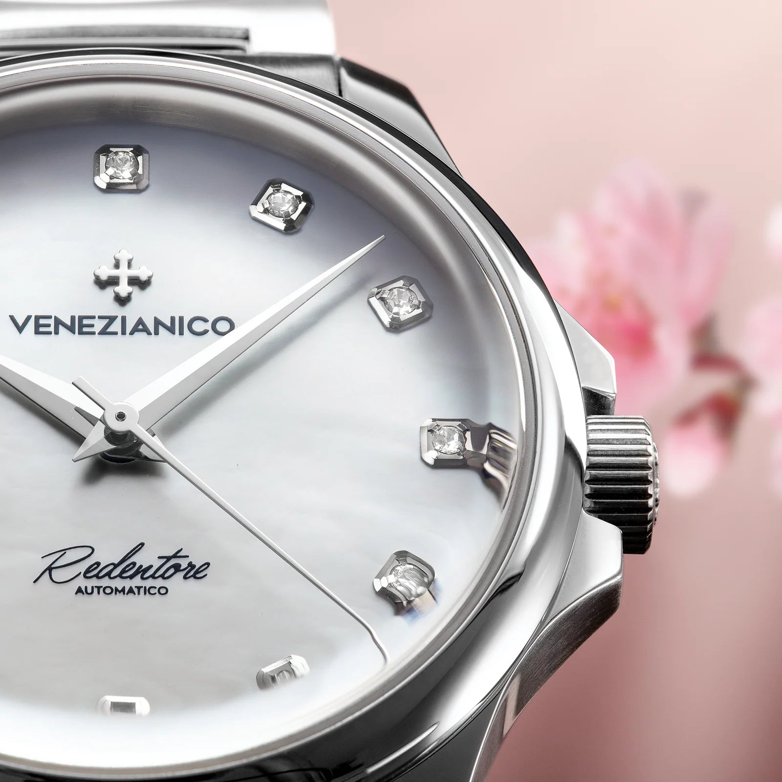Venezianico - Redentore 36 Diamond - 1121520C - dial close up