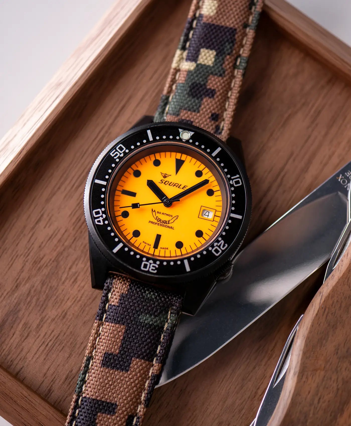 Premium Sailcloth Watch Strap - Camouflage | WB Original