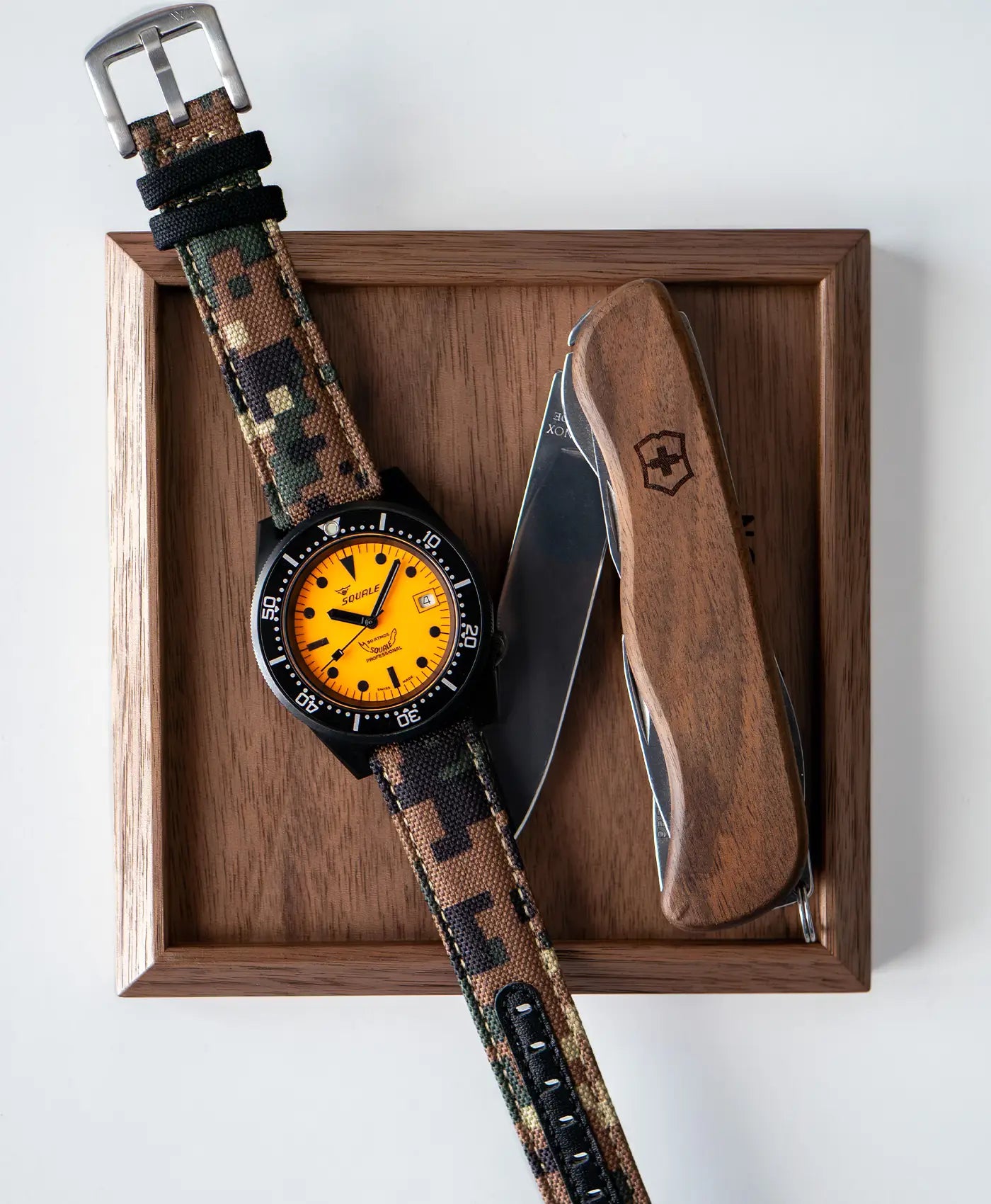 Premium Sailcloth Watch Strap - Camouflage | WB Original