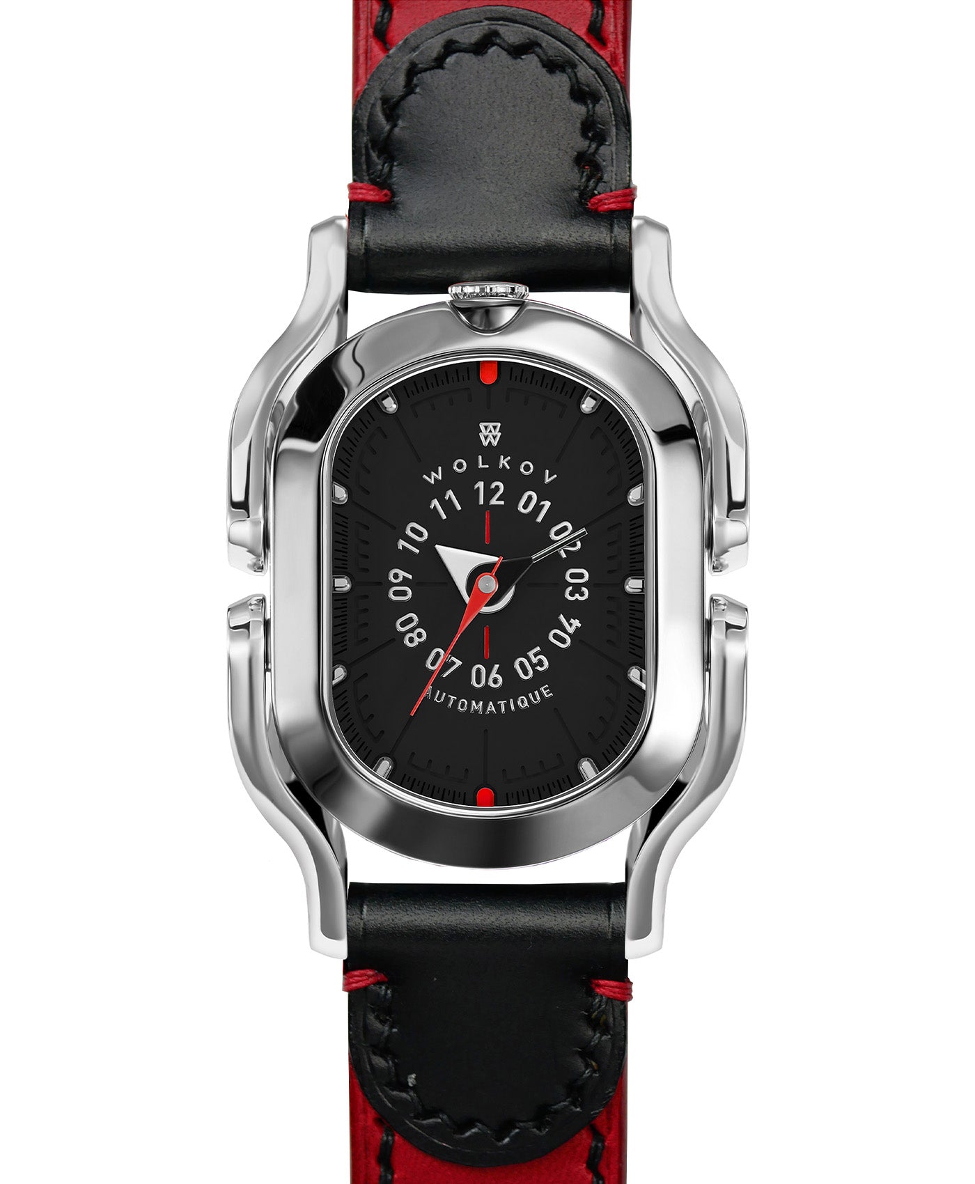 メル刈機♠キングオブクラブ※The watch is Running！※※ Wolkov - W22 Onyx - WATCHBANDIT EDITION