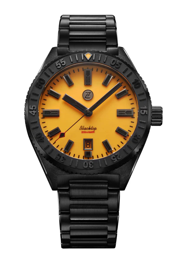 Zelos - Blacktip 41mm SS - DLC Ember