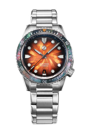 Zelos - Mako 300M Diver - Burnt Orange MOP (Coming Soon - Sign Up)