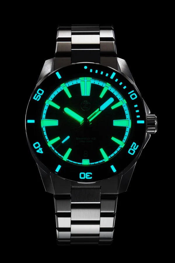 Zelos - Swordfish 42mm SS - Amber (Coming Soon - Sign up)