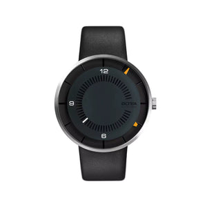BOTTA - CLAVIUS - Automatic 44 mm - Black/Orange - Leather Strap