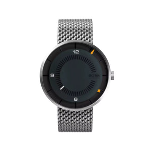 BOTTA - CLAVIUS - Automatic 44 mm - Black/Orange - Milanese