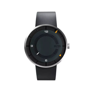 BOTTA - CLAVIUS - Automatic 44 mm - Black/Orange - Rubber Strap