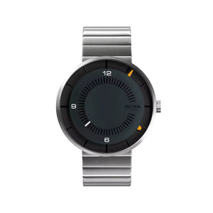 BOTTA - CLAVIUS - Automatic 44 mm - Black/Orange - Stainless Steel Bracelet